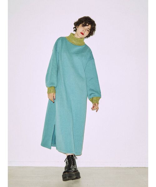 jouetie(ジュエティ)の「リブニットプルオーバーワンピース【WEB限定】(ワンピース・レディース・アイボリー/ブラック/ブルー・MEDIUM)」の20枚目の写真