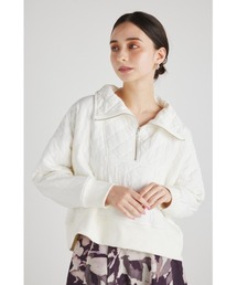 rienda | キルトデザインスウェットトップス(スウェット)