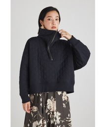 rienda | キルトデザインスウェットトップス(スウェット)