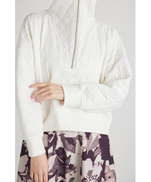 rienda（リエンダ）の「キルトデザインスウェットトップス（スウェット・レディース・ホワイト/ブラック/パープル・FREE）」の15枚目の写真