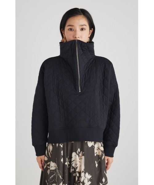 rienda（リエンダ）の「キルトデザインスウェットトップス（スウェット・レディース・ホワイト/ブラック/パープル・FREE）」の8枚目の写真