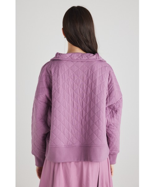 rienda（リエンダ）の「キルトデザインスウェットトップス（スウェット・レディース・ホワイト/ブラック/パープル・FREE）」の20枚目の写真