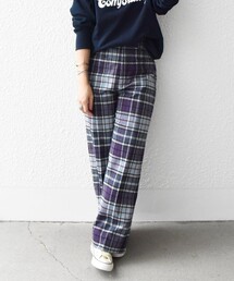 SHIPS any（シップス エニィ）の「SHIPS any: 〈ウォッシャブル〉IN.TES.PRA チェック ポケット パンツ◇（その他パンツ・レディース）」