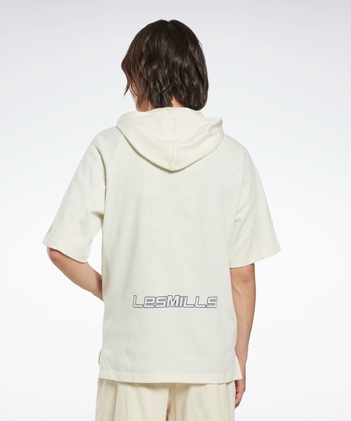 セール】レズミルズR フーデッド Tシャツ / Les MillsR Hooded