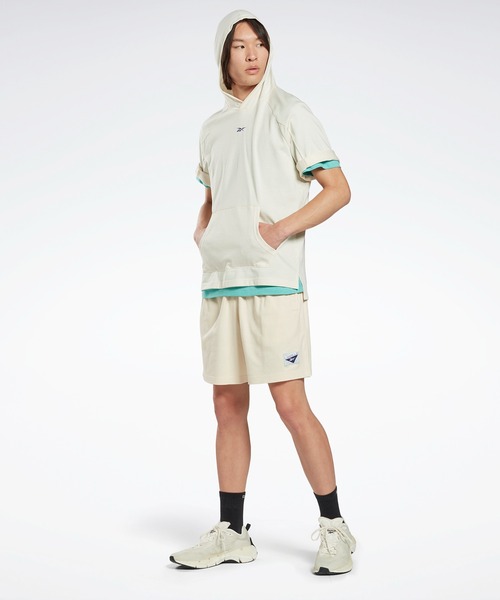 セール】レズミルズR フーデッド Tシャツ / Les MillsR Hooded