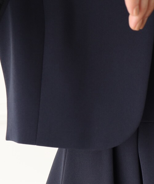 index（インデックス）の「◆【DRESS】ボレロジャケット【WEB限定サイズ】（スーツジャケット・レディース・ライトグレー/ネイビー・40/36/38/42）」の3枚目の写真