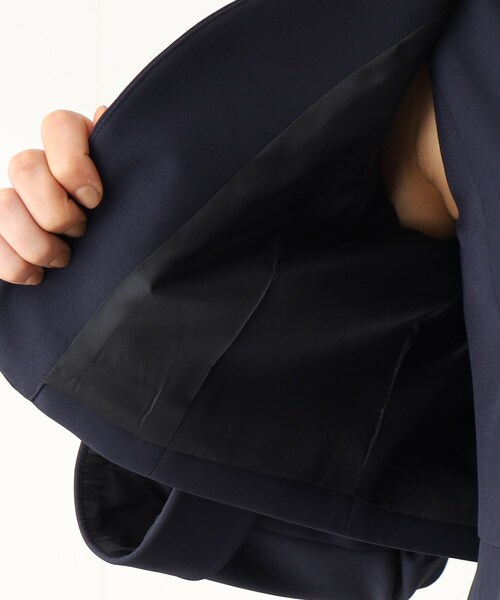 index（インデックス）の「◆【DRESS】ボレロジャケット【WEB限定サイズ】（スーツジャケット・レディース・ライトグレー/ネイビー・40/36/38/42）」の7枚目の写真