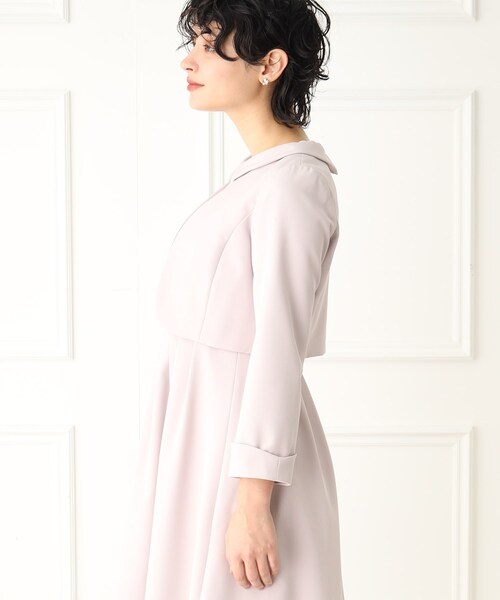 index（インデックス）の「◆【DRESS】ボレロジャケット【WEB限定サイズ】（スーツジャケット・レディース・ライトグレー/ネイビー・40/36/38/42）」の13枚目の写真
