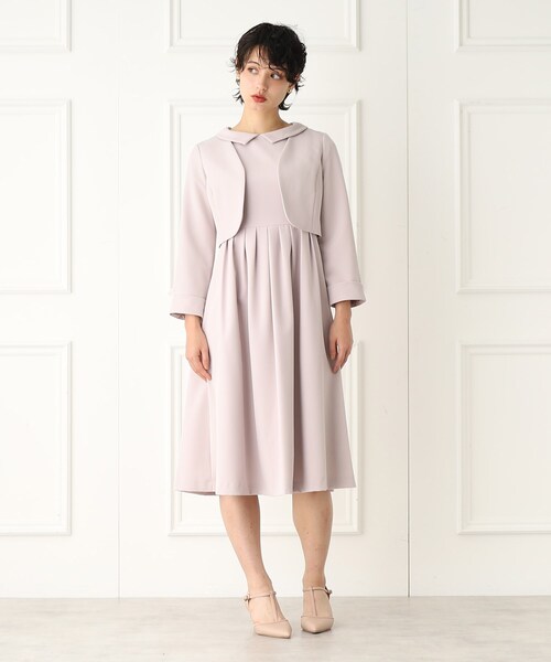 index（インデックス）の「◆【DRESS】ボレロジャケット【WEB限定サイズ】（スーツジャケット・レディース・ライトグレー/ネイビー・40/36/38/42）」の19枚目の写真
