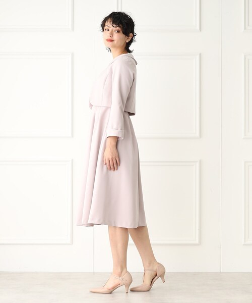 index（インデックス）の「◆【DRESS】ボレロジャケット【WEB限定サイズ】（スーツジャケット・レディース・ライトグレー/ネイビー・40/36/38/42）」の16枚目の写真