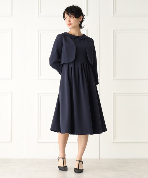index（インデックス）の「◆【DRESS】ボレロジャケット【WEB限定サイズ】（スーツジャケット・レディース・ライトグレー/ネイビー・40/36/38/42）」の17枚目の写真