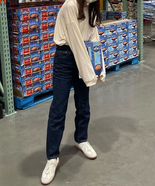 LE MORE(リモア)の「ルーズフィットロンT(Tシャツ/カットソー・レディース・ブラック/ベージュ/ピンク/アイボリー・FREE)」の12枚目の写真