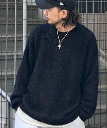 JACKROSE | JE モヘアタッチクルーニット(ニット/セーター)