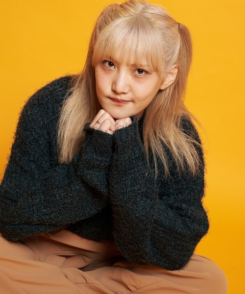 JACKROSE(ジャックローズ)の「JE モヘアタッチクルーニット(ニット/セーター・メンズ・ブラック/グリーン/マスタード・M/L)」の14枚目の写真