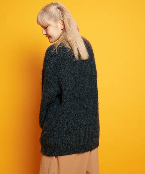 JACKROSE(ジャックローズ)の「JE モヘアタッチクルーニット(ニット/セーター・メンズ・ブラック/グリーン/マスタード・M/L)」の17枚目の写真