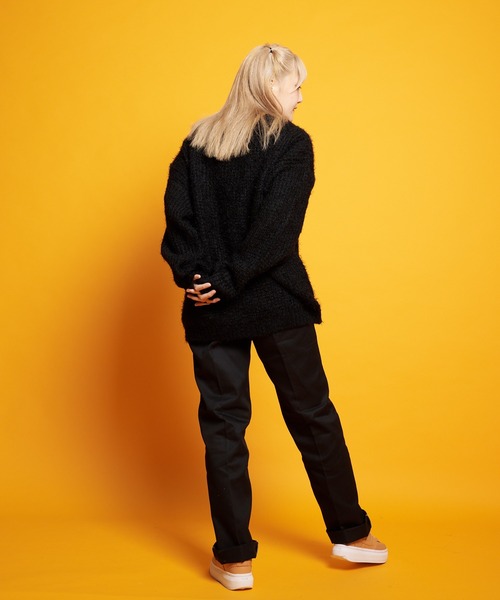 JACKROSE(ジャックローズ)の「JE モヘアタッチクルーニット(ニット/セーター・メンズ・ブラック/グリーン/マスタード・M/L)」の12枚目の写真