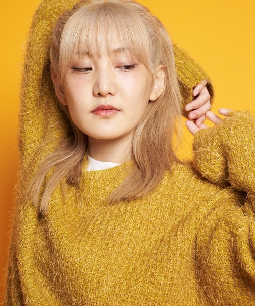 JACKROSE(ジャックローズ)の「JE モヘアタッチクルーニット(ニット/セーター・メンズ・ブラック/グリーン/マスタード・M/L)」の22枚目の写真