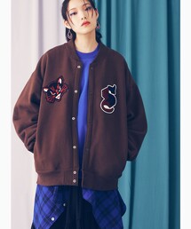 PUBLUX（パブリュクス）の「【22FW/先行予約】【SeeSew/シーソー】 NEKOMATA SWEAT BLOUSON/スウェットブルゾン/スウェットカーディガン/ユニセックス（ブルゾン・メンズ）」