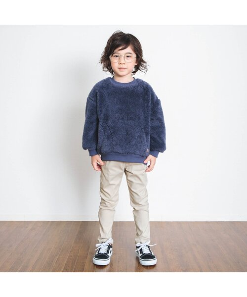 BREEZE（ブリーズ）の「あったからくらくスキニーパンツ（その他パンツ・キッズ・チェック/ベージュ/エメラルド/ブラック/マスタード/ブラウン/ブルー/ワインレッド/カモフラージュ/ドット・110/120/130/140/150/100/90）」の13枚目の写真