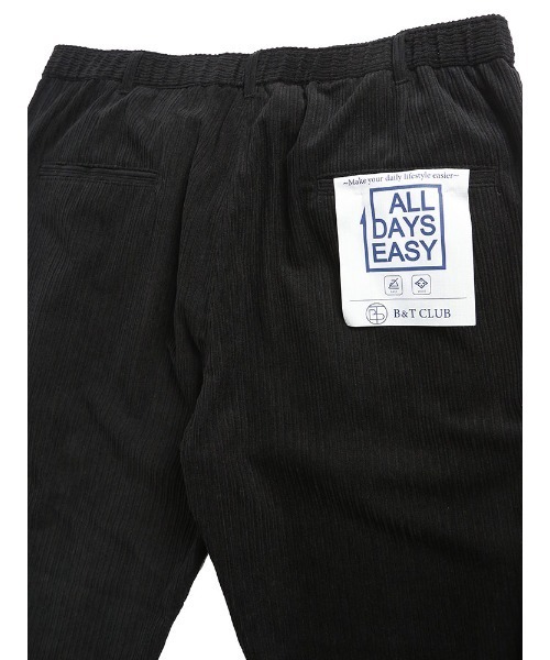 B&T CLUB(ビーティークラブ)の「コーデュロイ アンクルパンツ(チノパンツ・メンズ・ブラック/ブラウン・X2(4L~5L)/X3(6L~7L)/X4(8L~9L)/X1(3L~4L))」の9枚目の写真