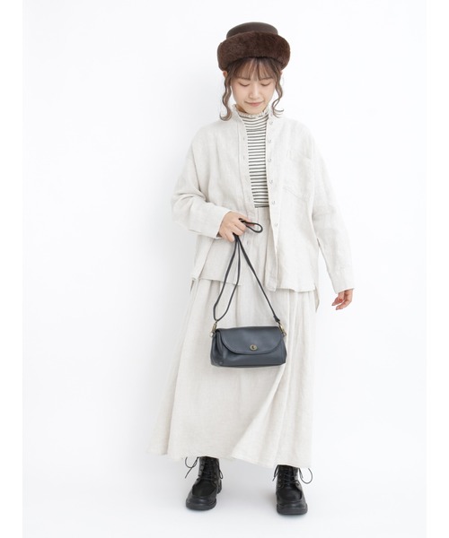 Samansa Mos2（サマンサ モスモス）の「ウォレットショルダーバッグ（ショルダーバッグ・レディース・ブラック/ブラウン・ﾌﾘ-）」の7枚目の写真