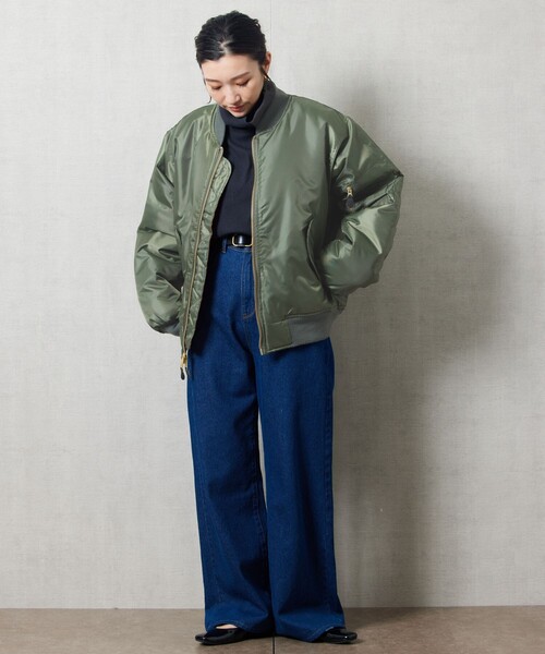 FREAK'S STORE(フリークスストア)の「【WEB限定】ROTHCO/ロスコ MA-1 FLIGHT JACKET/MA-1 フライトジャケット(MA-1・レディース・ブラック/オリーブ・MEDIUM/SMALL)」の19枚目の写真