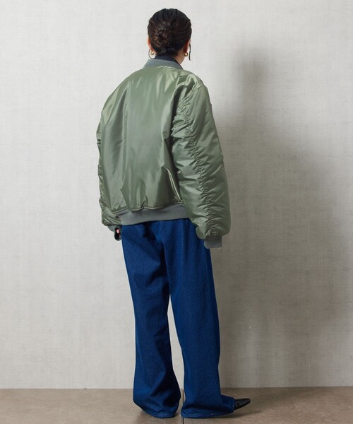 FREAK'S STORE(フリークスストア)の「【WEB限定】ROTHCO/ロスコ MA-1 FLIGHT JACKET/MA-1 フライトジャケット(MA-1・レディース・ブラック/オリーブ・MEDIUM/SMALL)」の20枚目の写真