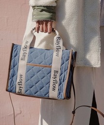 BAYFLOW | ロゴテープスクエアトート(トートバッグ)