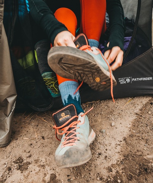 DARN TOUGH VERMONT（ダーンタフバーモント）の「DARN TOUGH/ダーンタフ 1971 Treeline Micro Crew Midweight Hiking Sock/ツリーラインマイクロクルーソックス（ソックス/靴下・レディース・B/C/D/A/E・SMALL）」の10枚目の写真