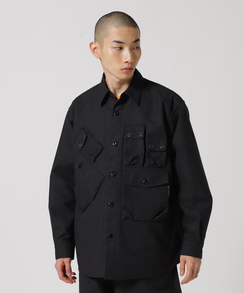 AVIREX（アヴィレックス）の「【MILITARY GARMENTS】BAGGY C-1 SHIRTS / H.A. バギー C-1 シャツ / AVIREX / アヴィレックス（シャツ/ブラウス・メンズ・ブラック/オリーブ系・3/2/1）」の3枚目の写真