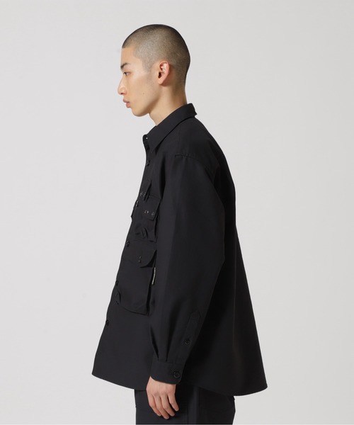 AVIREX（アヴィレックス）の「【MILITARY GARMENTS】BAGGY C-1 SHIRTS / H.A. バギー C-1 シャツ / AVIREX / アヴィレックス（シャツ/ブラウス・メンズ・ブラック/オリーブ系・3/2/1）」の5枚目の写真