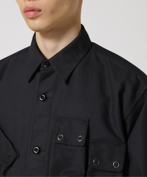 AVIREX（アヴィレックス）の「【MILITARY GARMENTS】BAGGY C-1 SHIRTS / H.A. バギー C-1 シャツ / AVIREX / アヴィレックス（シャツ/ブラウス・メンズ・ブラック/オリーブ系・3/2/1）」の7枚目の写真