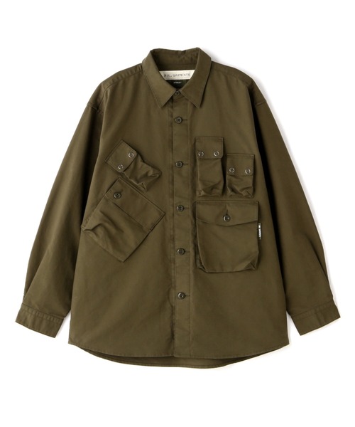 AVIREX（アヴィレックス）の「【MILITARY GARMENTS】BAGGY C-1 SHIRTS / H.A. バギー C-1 シャツ / AVIREX / アヴィレックス（シャツ/ブラウス・メンズ・ブラック/オリーブ系・3/2/1）」の13枚目の写真
