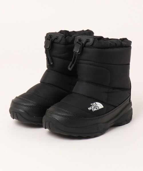 THE NORTH FACE（ザノースフェイス）の「THE NORTH FACE ザ・ノースフェイス K NUPTSE BOOTIE WP【防水透湿/保温/積寒地】キッズウィンターブーツ(キッズヌプシブーティWP) NFJ52287（ブーツ・キッズ・ブラック/ブラック×ブラック・19.0cm/20.0cm/22.0cm/21.0cm/18.0cm）」の2枚目の写真