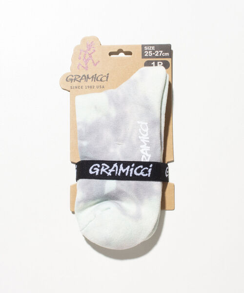 GLOSTER(グロスター)の「【GRAMICCI/グラミチ】タイダイソックス オーガニックコットン 日本製 SHORT(ソックス/靴下・メンズ・グレイッシュベージュ/ブラック/ブルー/グリーン・FREE)」の4枚目の写真