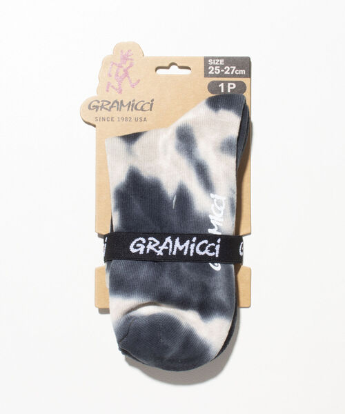 GLOSTER(グロスター)の「【GRAMICCI/グラミチ】タイダイソックス オーガニックコットン 日本製 SHORT(ソックス/靴下・メンズ・グレイッシュベージュ/ブラック/ブルー/グリーン・FREE)」の3枚目の写真