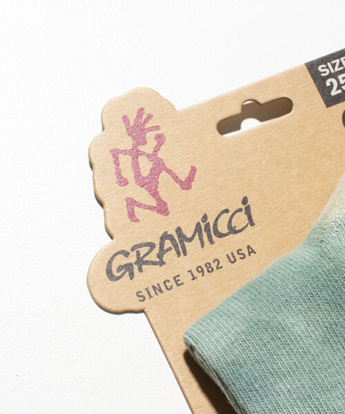 GLOSTER(グロスター)の「【GRAMICCI/グラミチ】タイダイソックス オーガニックコットン 日本製 SHORT(ソックス/靴下・メンズ・グレイッシュベージュ/ブラック/ブルー/グリーン・FREE)」の5枚目の写真