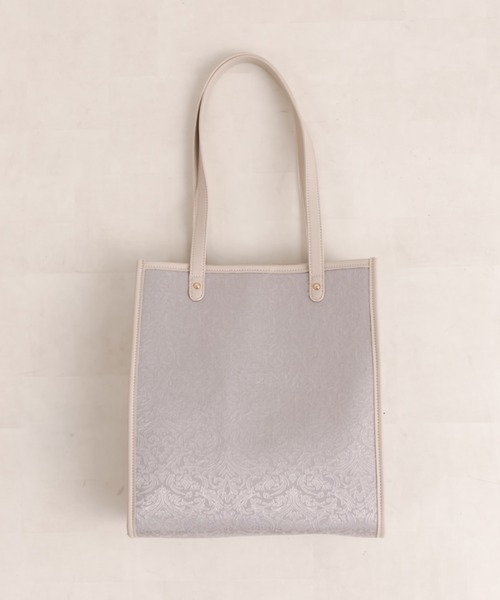 OLIVE des OLIVE（オリーブデオリーブ）の「【WEB限定】ジャガードトートバッグ（トートバッグ・レディース・ピンク/グレー/ブラック/アイボリー・FREE）」の14枚目の写真