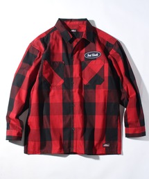 Dickies | 【GENUINE DICKIES/ジェニュインディッキーズ】ワッペンロゴ T/Cツイルブロックチェックシャツ(シャツ/ブラウス)