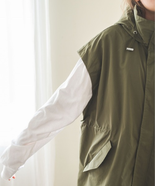 ANGIE(アンジー)の「2WAYモッズコート(モッズコート・レディース・ベージュ/アイボリー/ブラック/カーキ・FREE)」の18枚目の写真