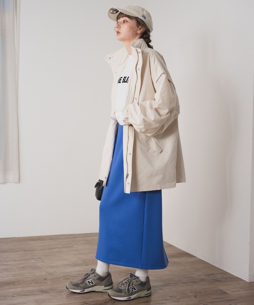 ANGIE(アンジー)の「2WAYモッズコート(モッズコート・レディース・ベージュ/アイボリー/ブラック/カーキ・FREE)」の5枚目の写真