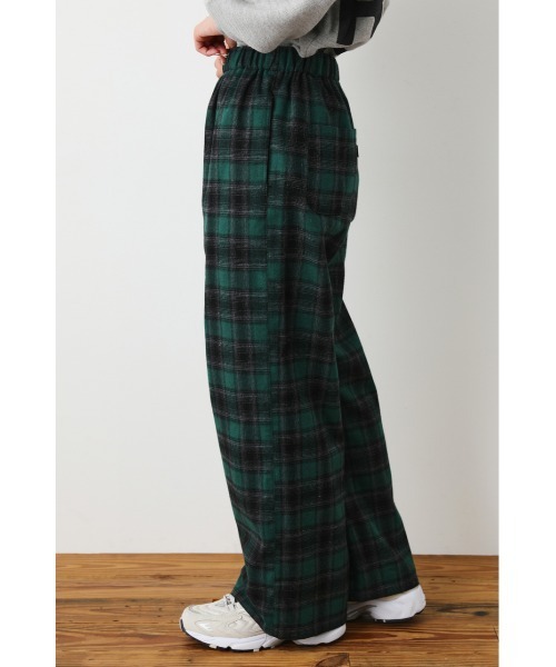 RODEO CROWNS WIDE BOWL（ロデオクラウンズワイドボウル）の「オンブレーチェックイージーパンツ（その他パンツ・レディース・ブラック系その他/ブルー系その他3/グリーン系その他・FREE）」の20枚目の写真