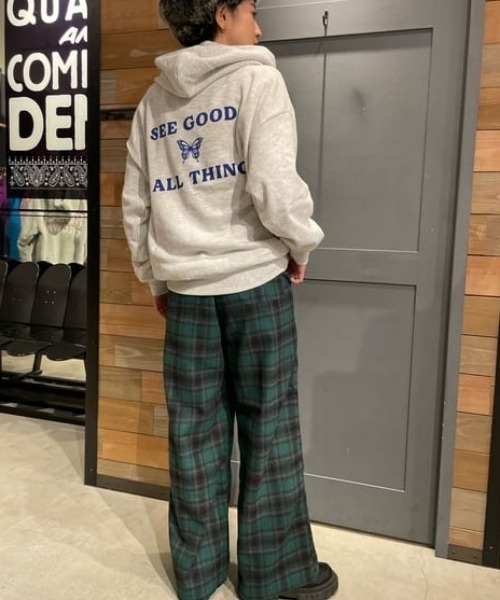 RODEO CROWNS WIDE BOWL（ロデオクラウンズワイドボウル）の「オンブレーチェックイージーパンツ（その他パンツ・レディース・ブラック系その他/ブルー系その他3/グリーン系その他・FREE）」の14枚目の写真