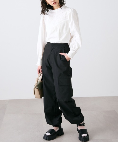 FREE'S MART（フリーズマート）の「◆エンブロイダリーレースブラウス（シャツ/ブラウス・レディース・ホワイト/パープル/ブラック・FREE）」の6枚目の写真