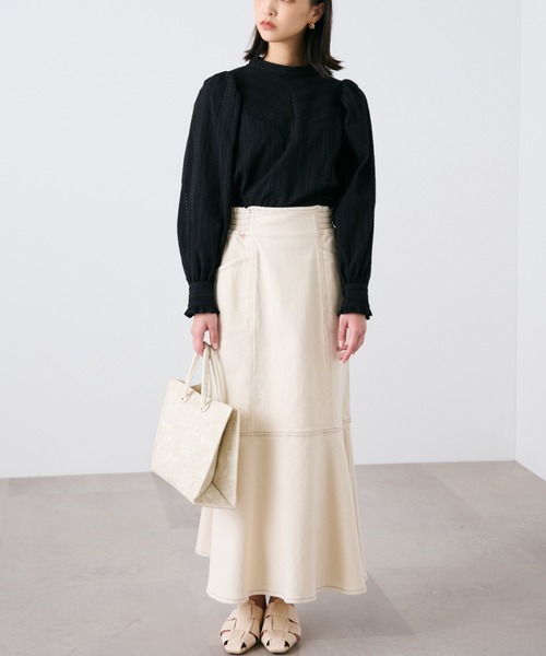 FREE'S MART（フリーズマート）の「◆エンブロイダリーレースブラウス（シャツ/ブラウス・レディース・ホワイト/パープル/ブラック・FREE）」の12枚目の写真