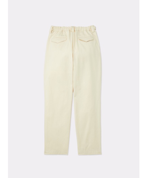 SOFTHYPHEN（ソフトハイフン）の「BELTED PIN TUCK TROUSERS（スラックス・メンズ・アイボリー・01/03/02）」の4枚目の写真