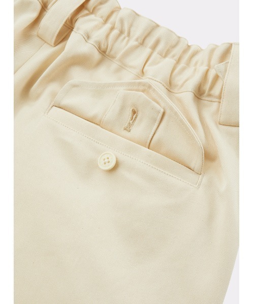 SOFTHYPHEN（ソフトハイフン）の「BELTED PIN TUCK TROUSERS（スラックス・メンズ・アイボリー・01/03/02）」の7枚目の写真