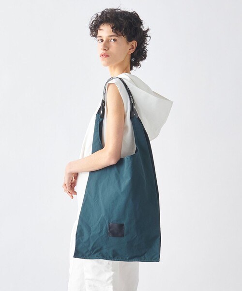 JOSEPH STUDIO（ジョゼフストゥディオ）の「【2WAY・ポケッタブル仕様】エコバッグ（エコバッグ/サブバッグ・レディース・ホワイト系/ブラック系/グリーン系/ブルー系・F）」の7枚目の写真