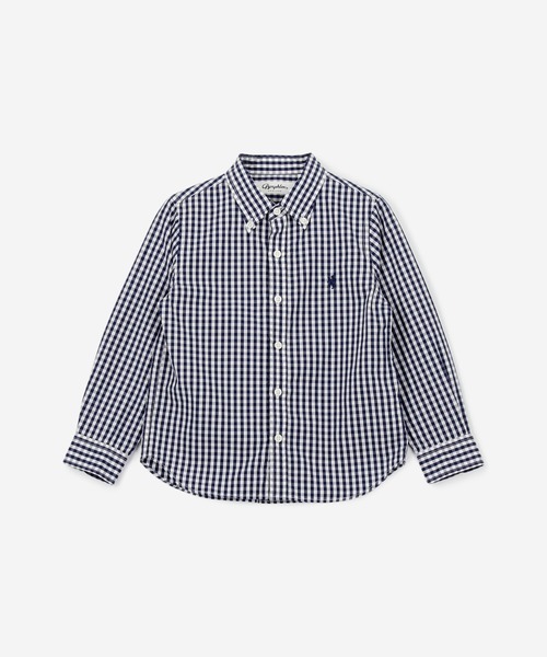 【セール】Gymphlex | キッズ ボタンダウンシャツ GINGHAM（シャツ/ブラウス）｜GYMPHLEX（ジムフレックス）シャツ/ブラウス
