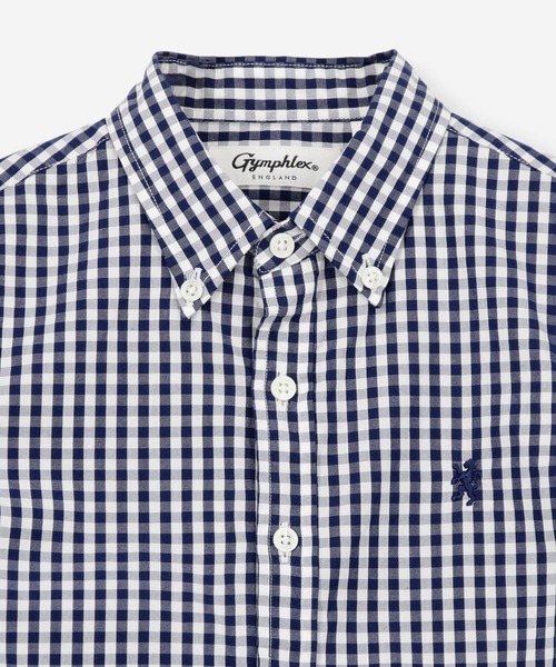 【セール】Gymphlex | キッズ ボタンダウンシャツ GINGHAM（シャツ/ブラウス）｜GYMPHLEX（ジムフレックス）